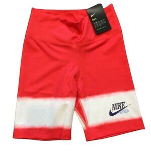 Nike ONE Dry 7" Women's Tight FIT Training Performance Shorts Red Size X-Small